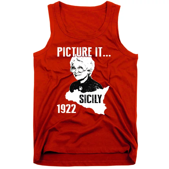 Picture It Sicily 1922 Golden Girl Tank Top