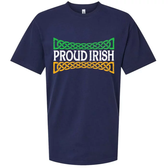 Proud Irish St. Patrick's Day Colorful Celtic Pride Sueded Cloud Jersey T-Shirt