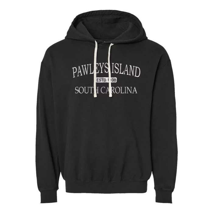 Pawleys Island South Carolina SC Garment-Dyed Fleece Hoodie