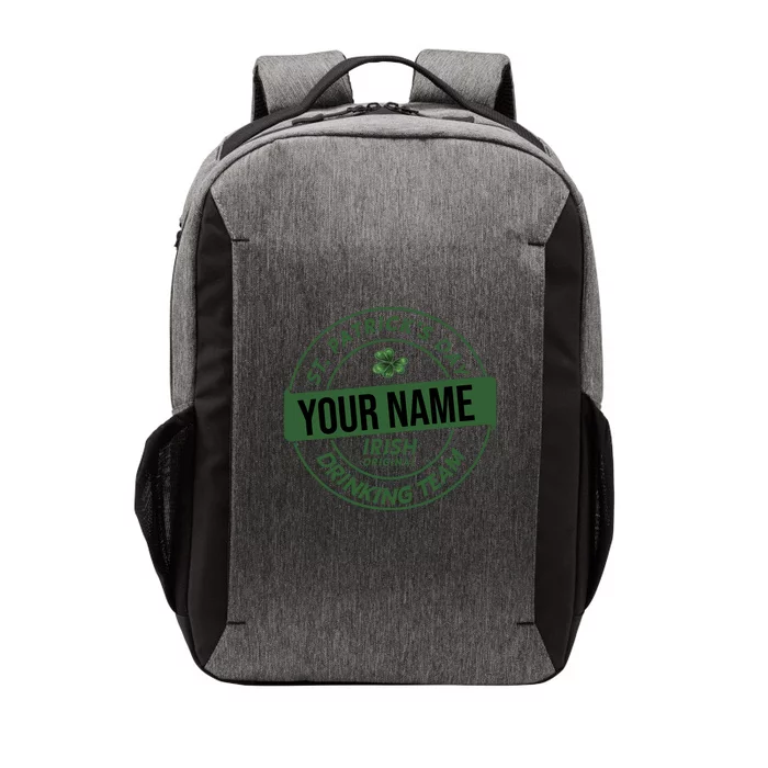 Personalized Irish Shirt Drinking Team Vector Backpack