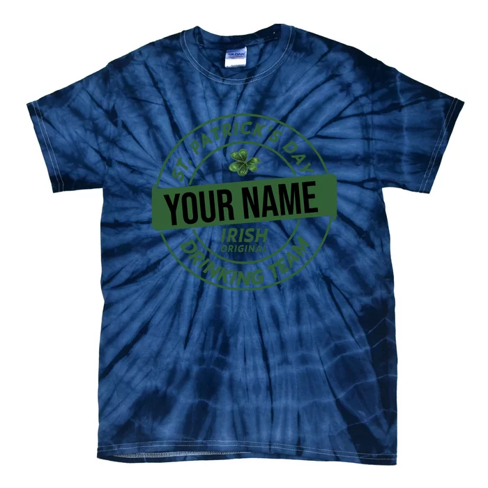 Personalized Irish Shirt Drinking Team Tie-Dye T-Shirt