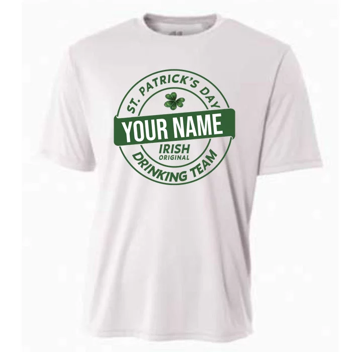 Personalized Irish Shirt Drinking Team Cooling Performance Crew T-Shirt