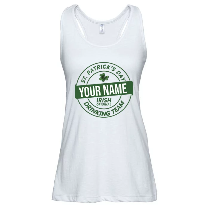 Personalized Irish Shirt Drinking Team Ladies Essential Flowy Tank