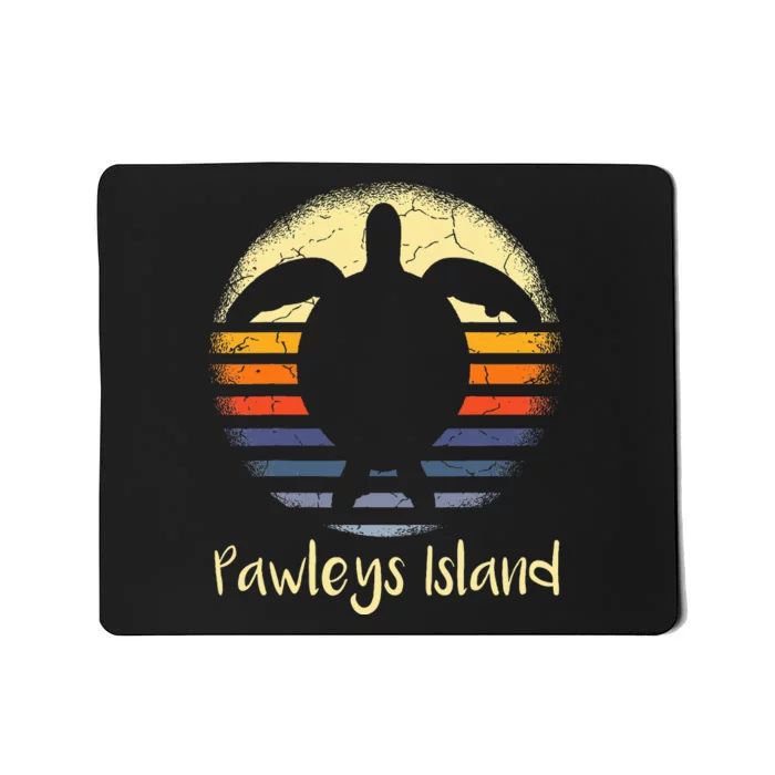 Pawleys Island South Carolina Sc Loggerhead Sea Turtle Lover Mousepad