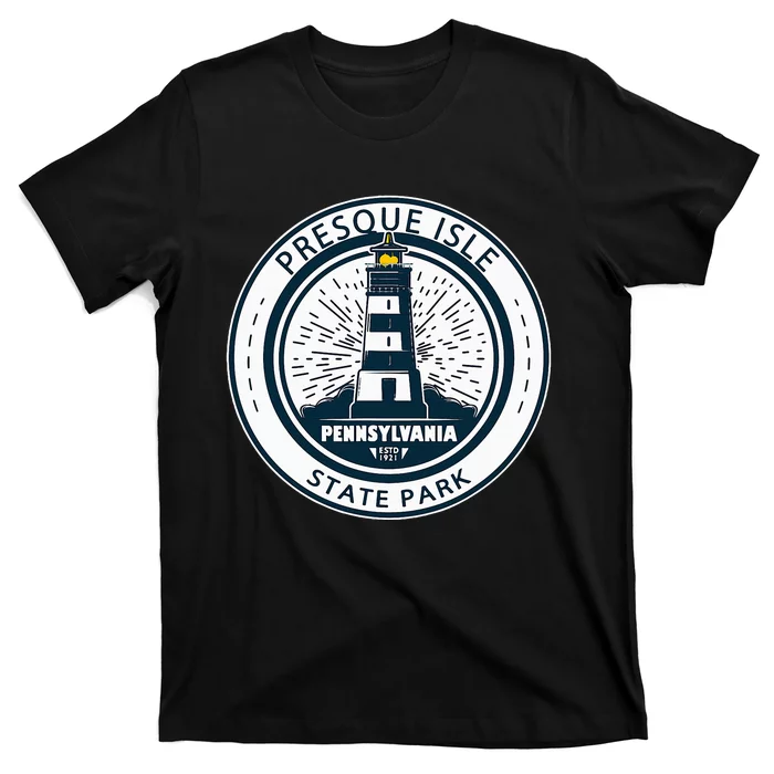 Presque Isle State Park Pennsylvania Badge Vintage T-Shirt