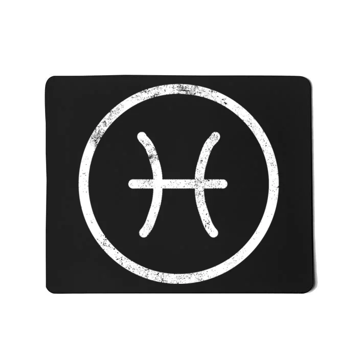 Pisces Sign Logo Mousepad