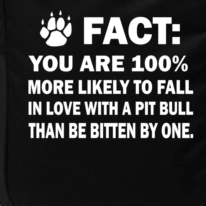 Pit Bull Funny Fact Impact Tech Backpack