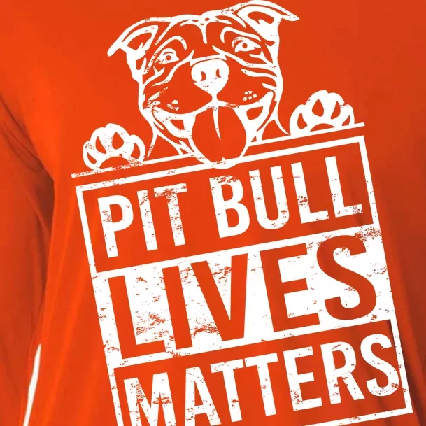 Pit Bull Lives Matters Cooling Performance Long Sleeve Crew