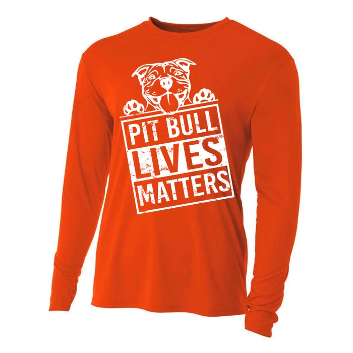 Pit Bull Lives Matters Cooling Performance Long Sleeve Crew