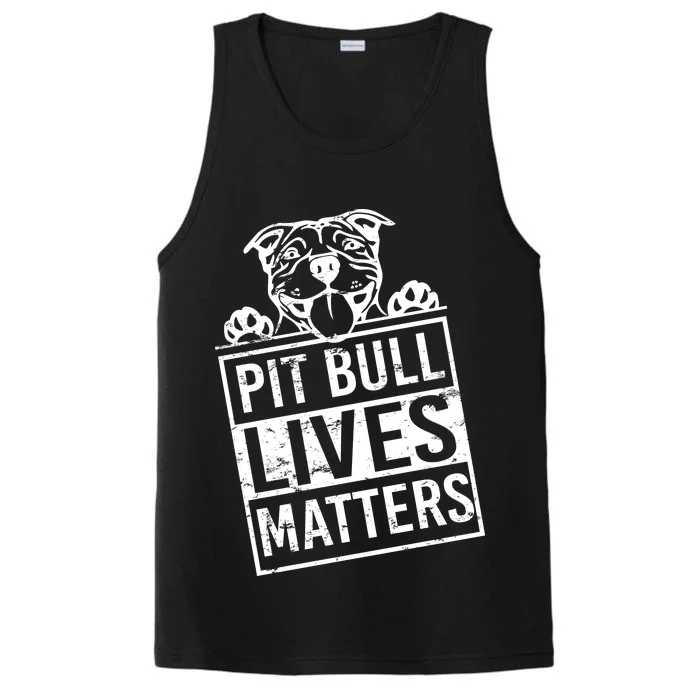 Pit Bull Lives Matters Performance Tank