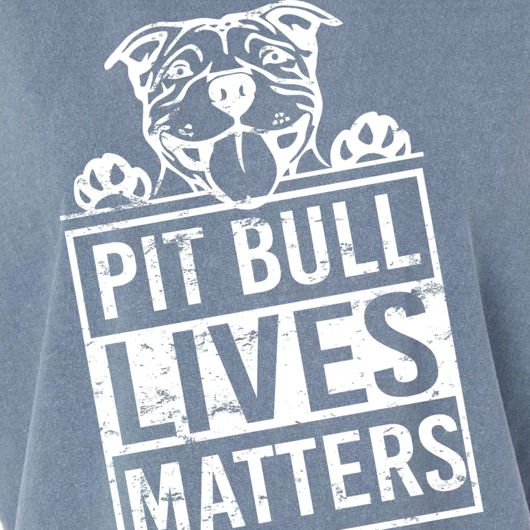 Pit Bull Lives Matters Garment-Dyed Women's Muscle Tee