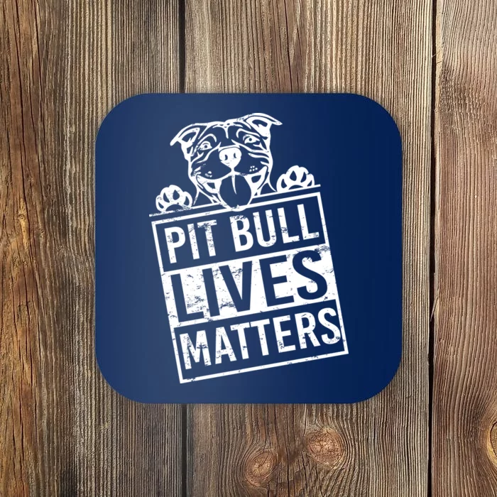 Pit Bull Lives Matters Coaster