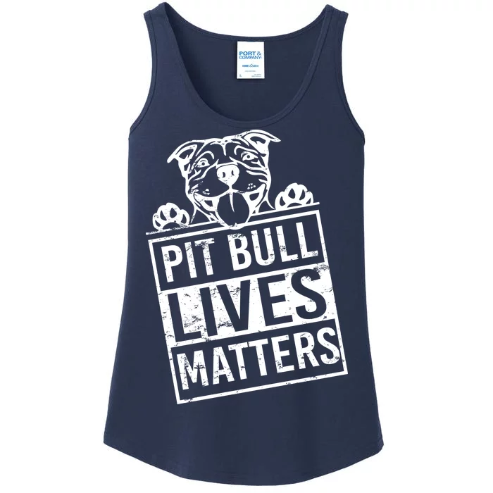 Pit Bull Lives Matters Ladies Essential Tank