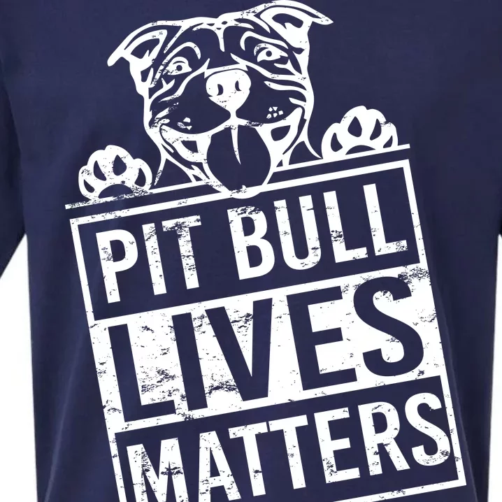 Pit Bull Lives Matters Sueded Cloud Jersey T-Shirt