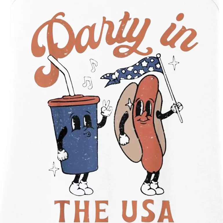 Party In The Usa Ladies Essential Tank