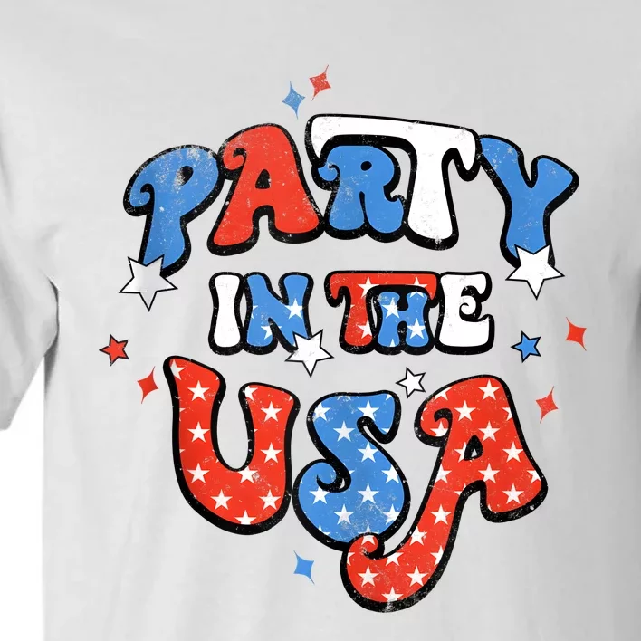 Party In The USA 4th Of July USA Patriotic America Tall T-Shirt