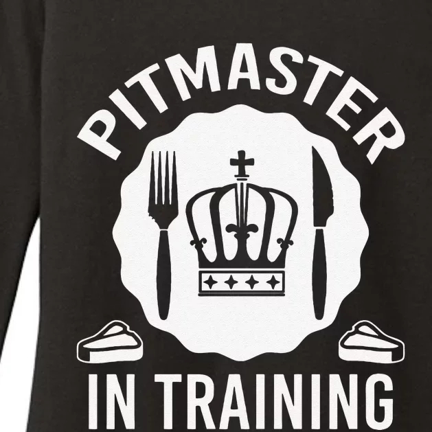 Pitmaster In Training Bbq Enthusiast Design Womens CVC Long Sleeve Shirt