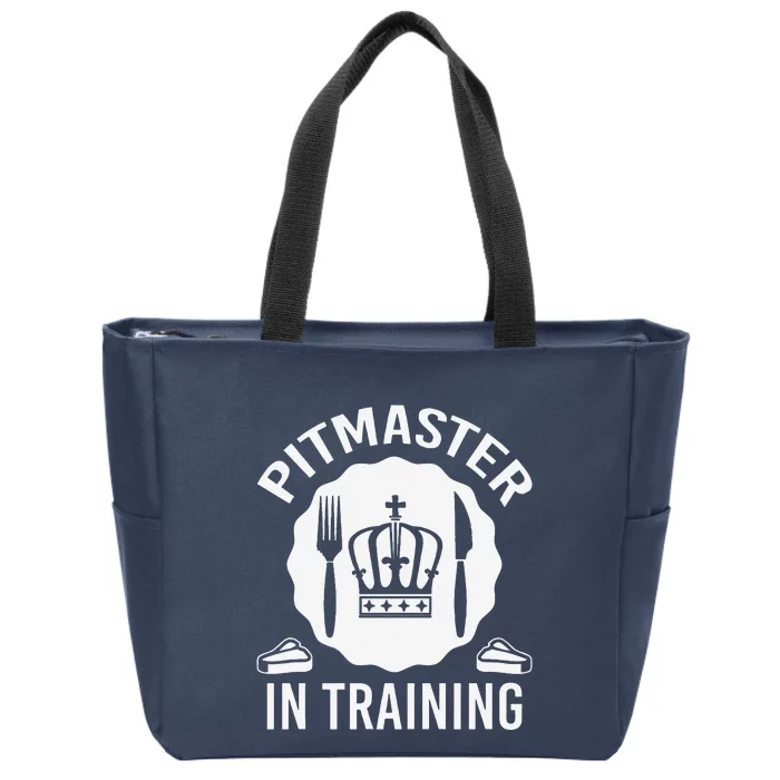 Pitmaster In Training Bbq Enthusiast Design Zip Tote Bag