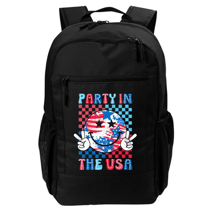 Party In The Usa 4th Of July Preppy Smile Daily Commute Backpack