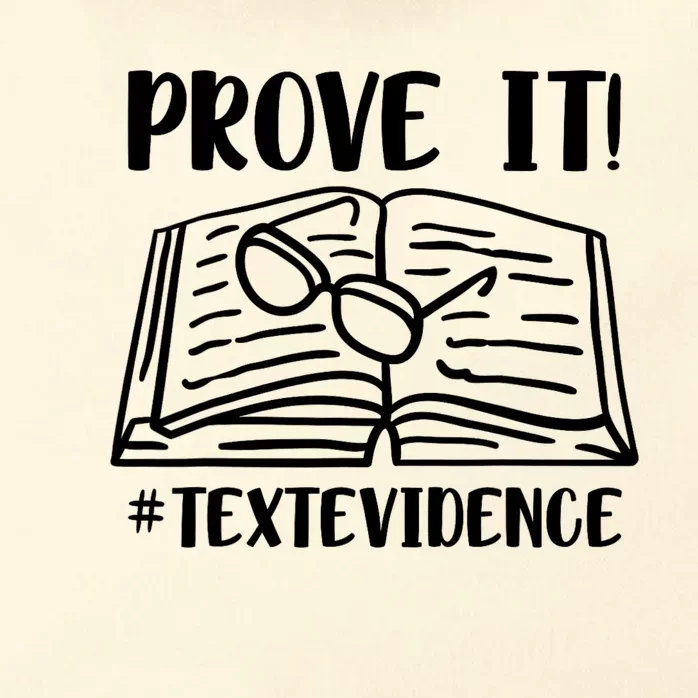 Prove It Text Evidence Zip Tote Bag