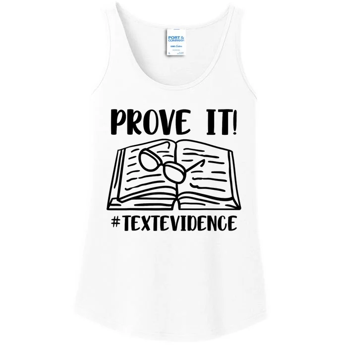 Prove It Text Evidence Ladies Essential Tank