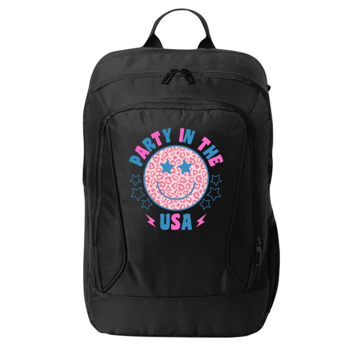 Party In The Usa Retro Star Smile City Backpack