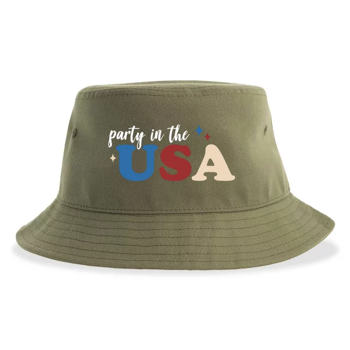 Party In The USA Holiday Festive Sustainable Bucket Hat