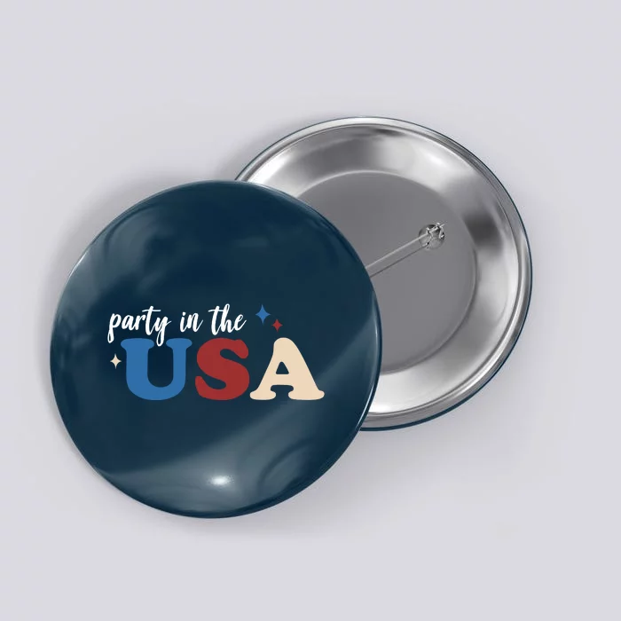 Party In The USA Holiday Festive Button