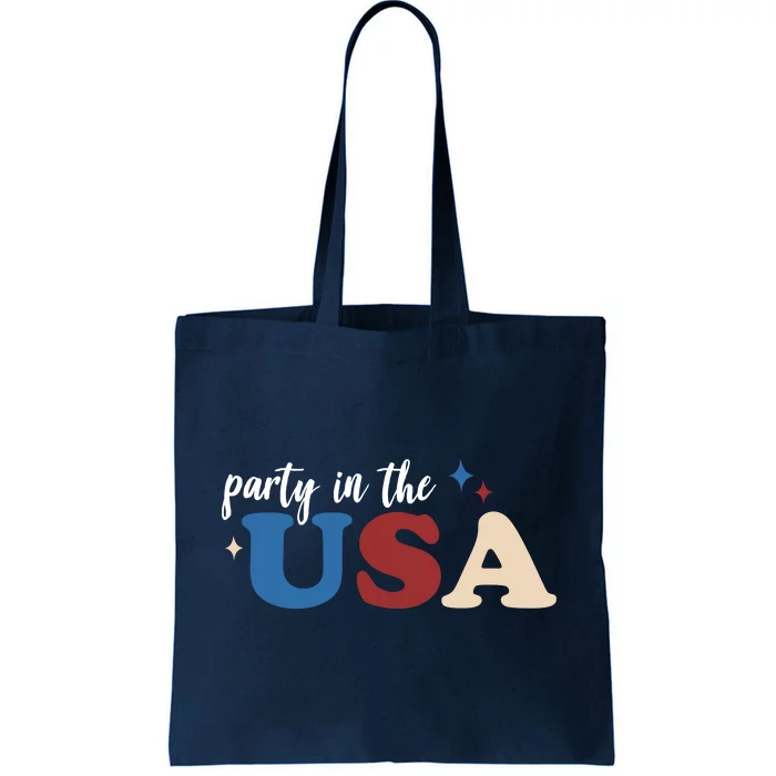 Party In The USA Holiday Festive Tote Bag