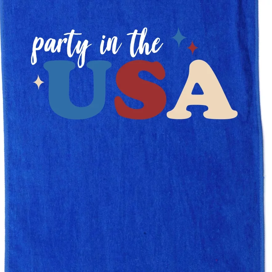 Party In The USA Holiday Festive Platinum Collection Golf Towel