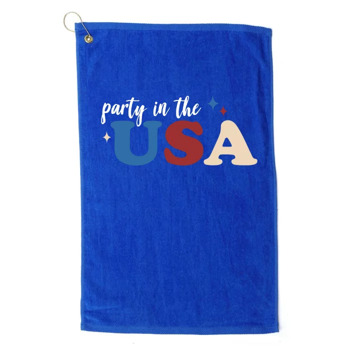 Party In The USA Holiday Festive Platinum Collection Golf Towel