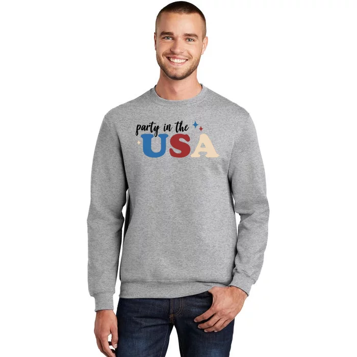 Party In The USA Holiday Festive Sweatshirt