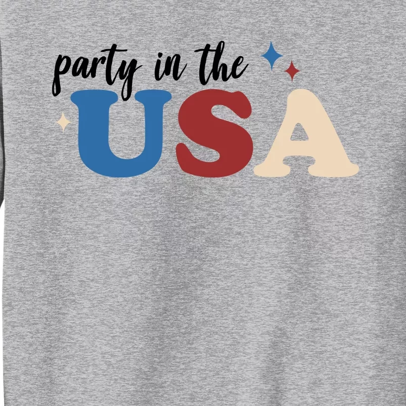 Party In The USA Holiday Festive Sweatshirt