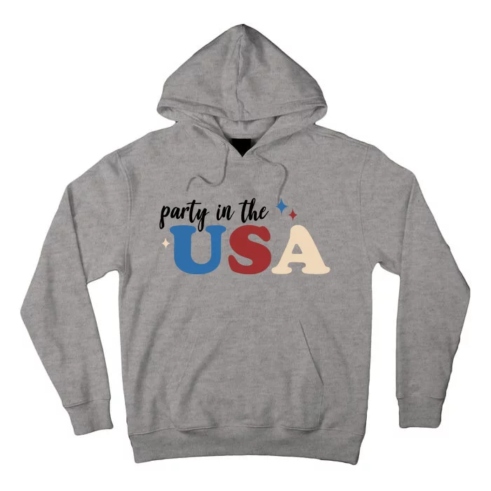 Party In The USA Holiday Festive Tall Hoodie