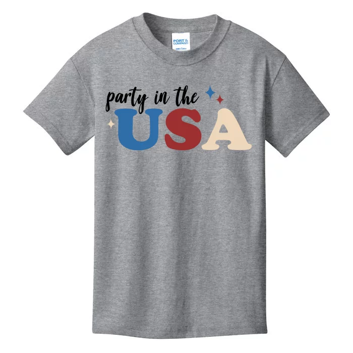 Party In The USA Holiday Festive Kids T-Shirt