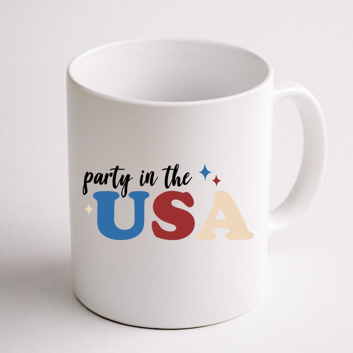 Party In The USA Holiday Festive Front & Back Coffee Mug