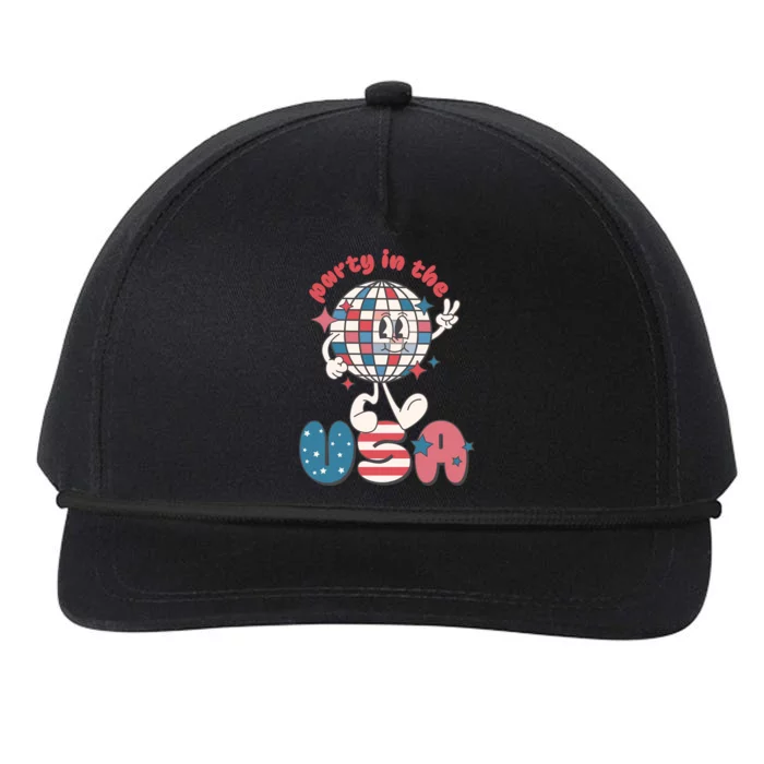 Party In The USA Snapback Five-Panel Rope Hat