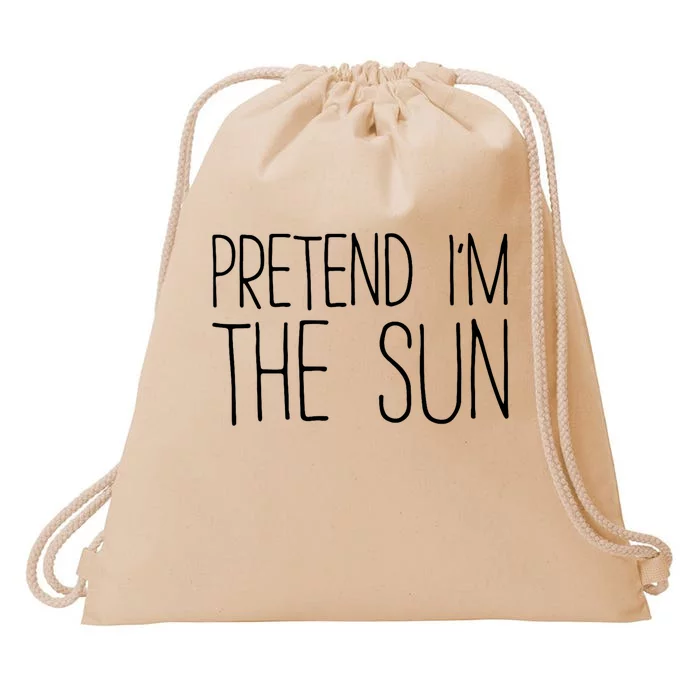 Pretend IM The Sun Adult Women Costume Drawstring Bag