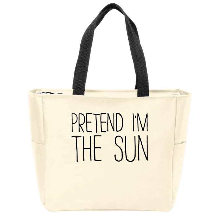 Pretend IM The Sun Adult Women Costume Zip Tote Bag