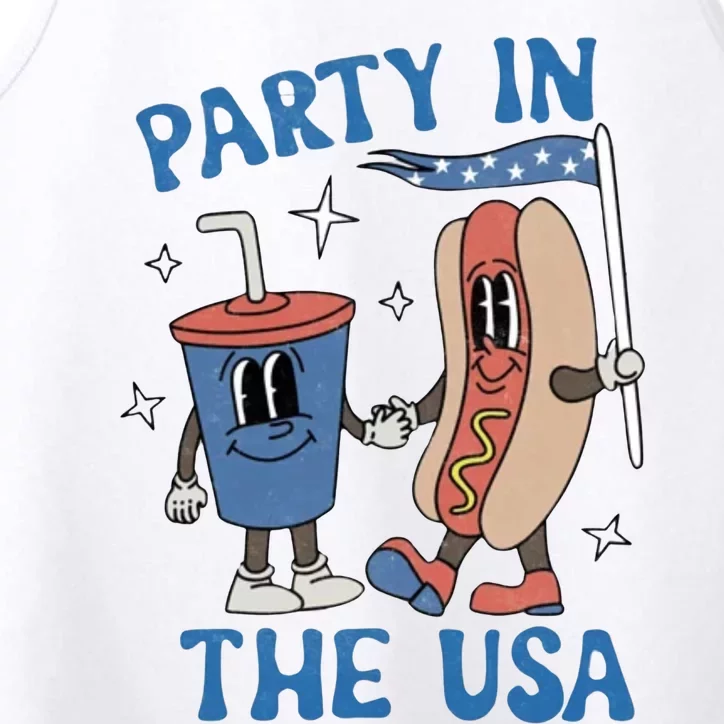 Party In The Usa Performance Tank