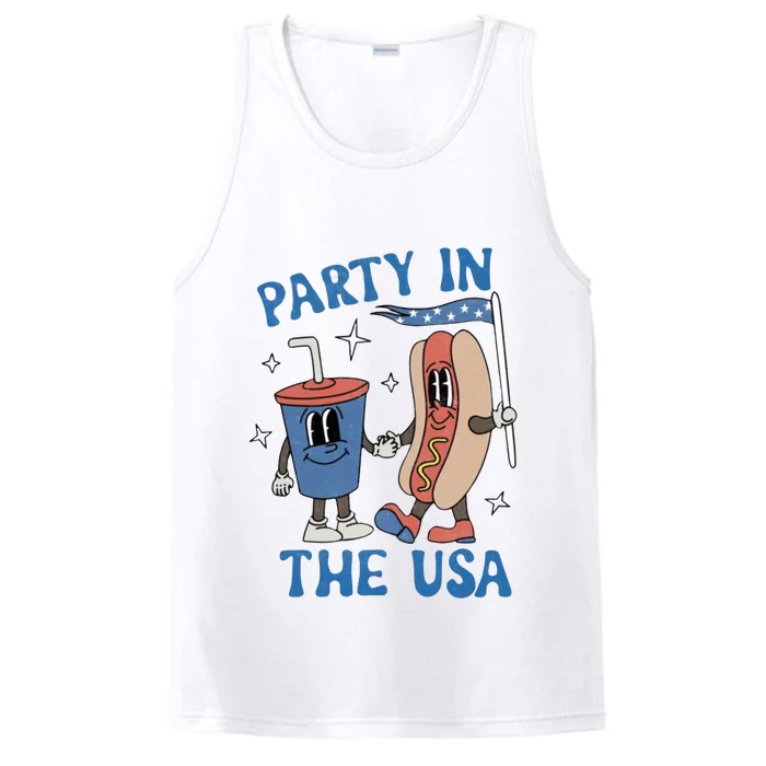 Party In The Usa Performance Tank