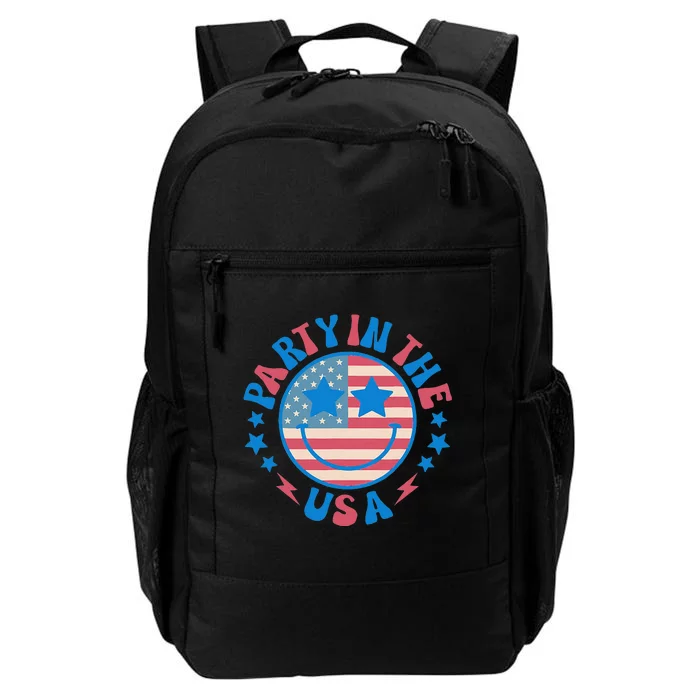 Party In The Usa 4th Of July Preppy Smile Daily Commute Backpack