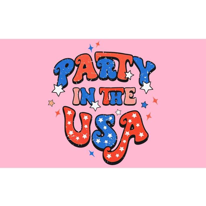 Party In The USA 4th Of July Independence Day USA Vintage Bumper Sticker