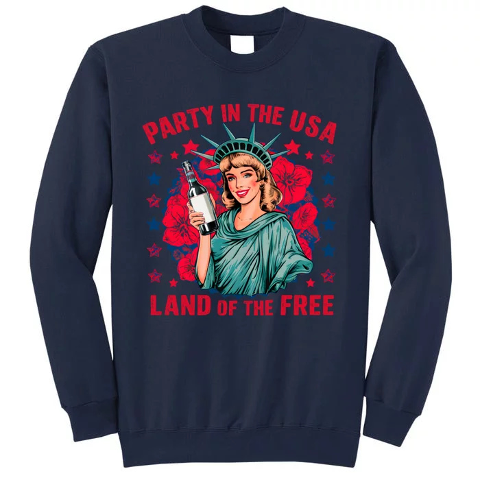 Party In The Usa Land Of The Free Tall Sweatshirt