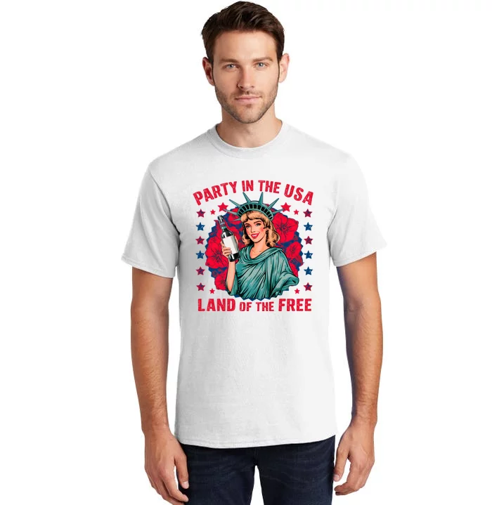 Party In The Usa Land Of The Free Tall T-Shirt