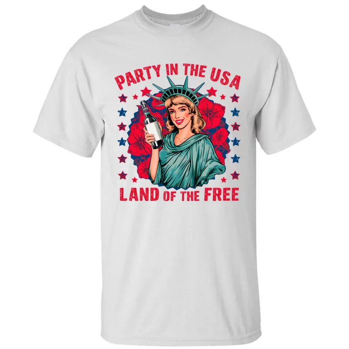 Party In The Usa Land Of The Free Tall T-Shirt