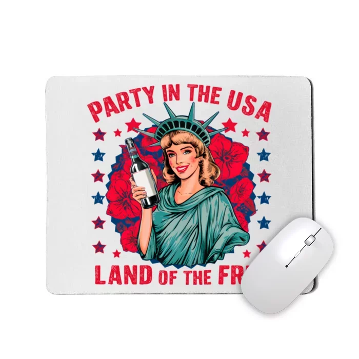 Party In The Usa Land Of The Free Mousepad