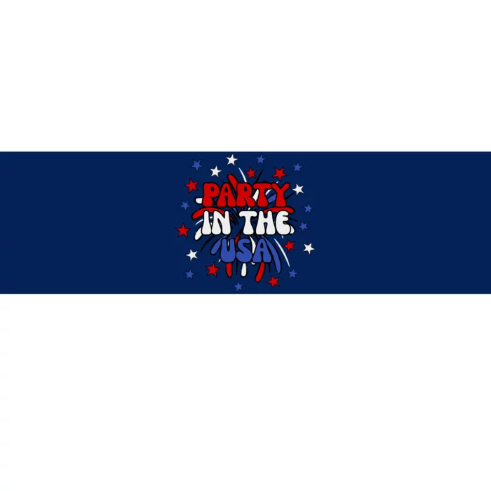 Party In The Usa Festive 4th Of July Celebration Bumper Sticker