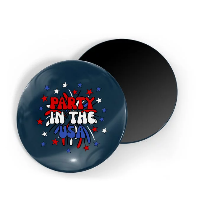 Party In The Usa Festive 4th Of July Celebration Magnet