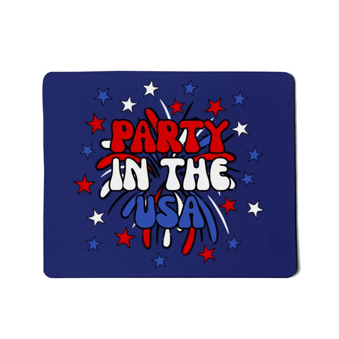 Party In The Usa Festive 4th Of July Celebration Mousepad